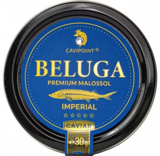 Pravý jeseterový kaviár BELUGA IMPERIAL, 30g