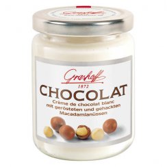 Biely čokoládový krém s praženými makadamovými orieškami, 250g