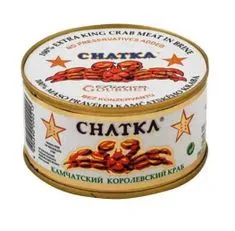 KING CRAB 100% mäso z tela Kamčatského kraba