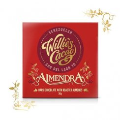 Čokoláda Willie´s Cacao Almendra horká s mandlami, 70%,50g