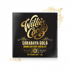 Čokoláda Willie´s Indonesian Gold, Javan light breaking horká 69%, 50g